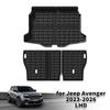 Tapis De Sol Et De Coffre De Voiture En TPE De Haute Qualité Pour Jeep Avenger BEV 2023 2024 2025 2026 LHD (NON Compatible Avec Les Modèles
