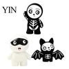 Durable Chew Toys for Small And Large Dogs Latex Skeleton Dog Toy, Halloween Squeaky Mummy Cute Cartoon Pets Bat Shapes, Interactive Toy Aggressive