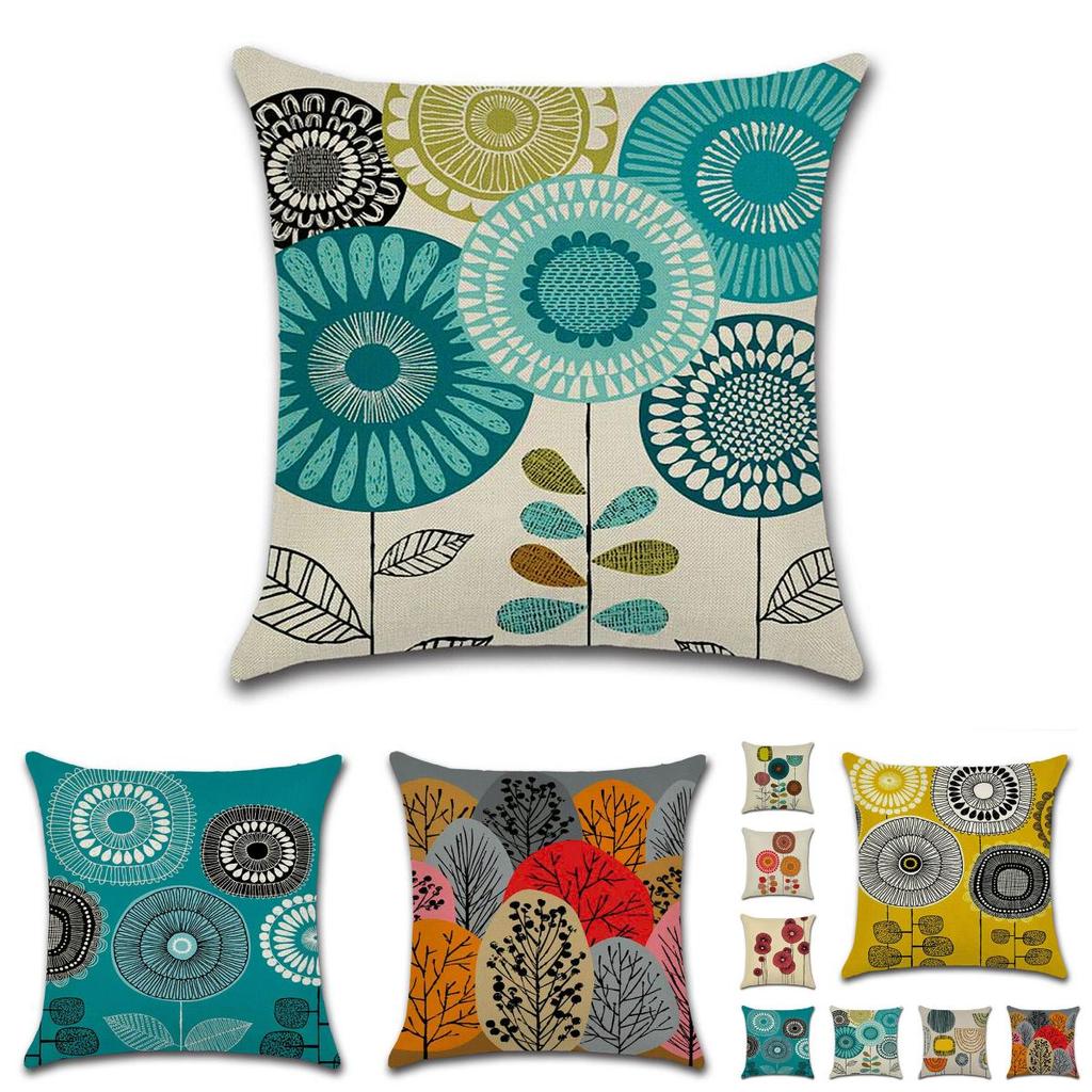 Stylish Floral Cushion Cover For Bedroom Dining Room And Home Office 45cm