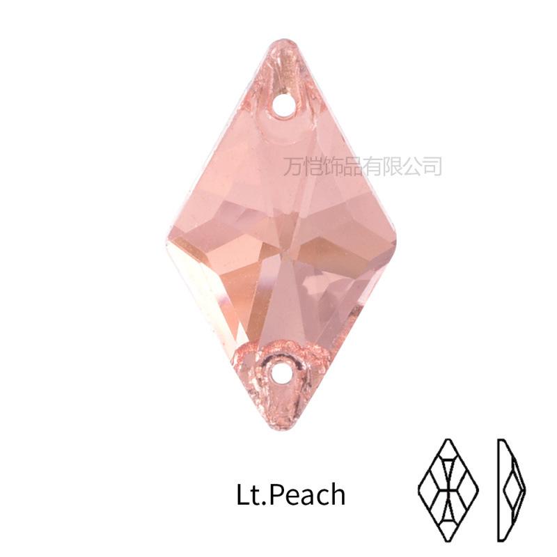 Crystal Hand-Sewn Diamond, Glass Rhinestone Diy Crystal Material, Rhombus Creative Clothing Accessories