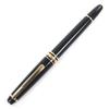 Очень хорошая перьевая ручка MONTBLANC Meisterstück Classic белая звезда черная 14K мужская Б/У