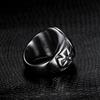 US Size 7-13 Male Cross Knights Templars Ring 316L Stainless Steel Menunique Jewelry Exquisite Men Biker Ring