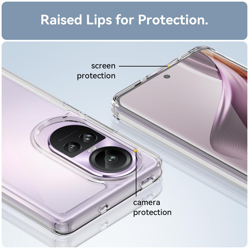 Для Reno 10 Pro Чехол OPPO Reno 10 Pro Plus Capa Новый Ударопрочный Бампер Прозрачный Многоцветный Fundas OPPO Reno 10 Pro