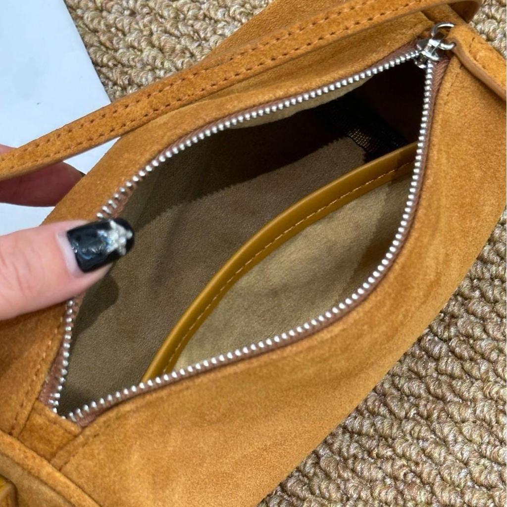 Женская сумка-подмышка из матовой коровьей кожи, натуральная кожа - Осень/Зима, универсальная сумка