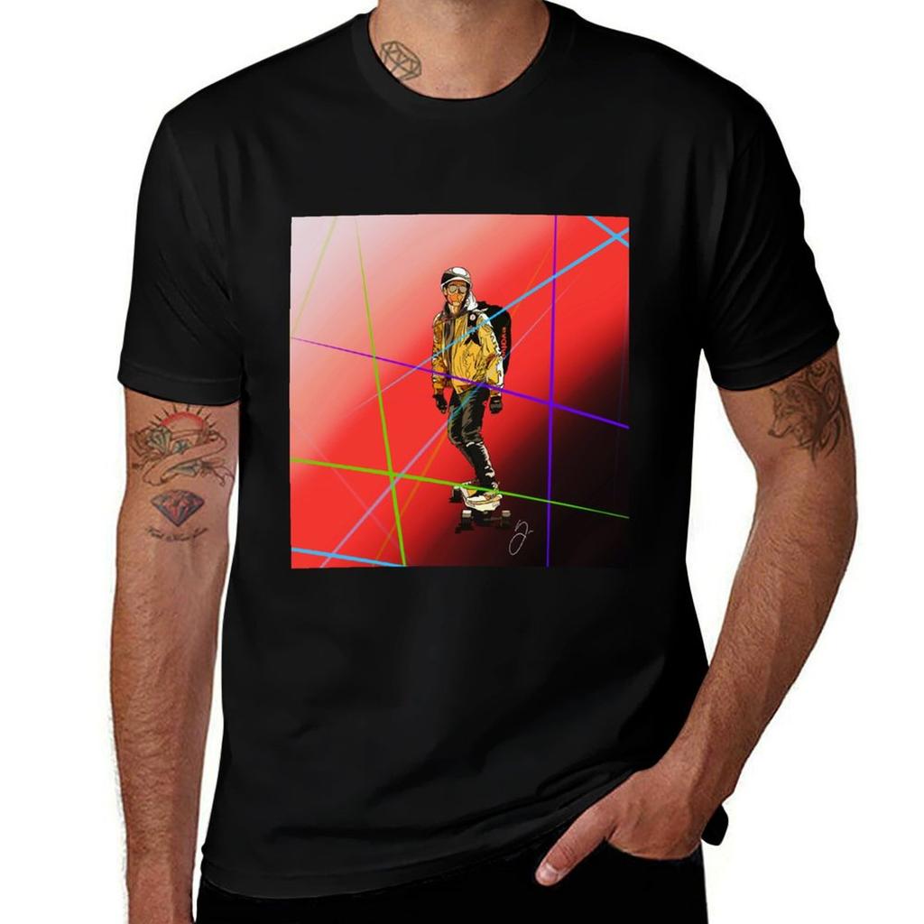 Evolve To Skate Tshirt Casual Loose Short Sleeve Tee For Men Tshirt