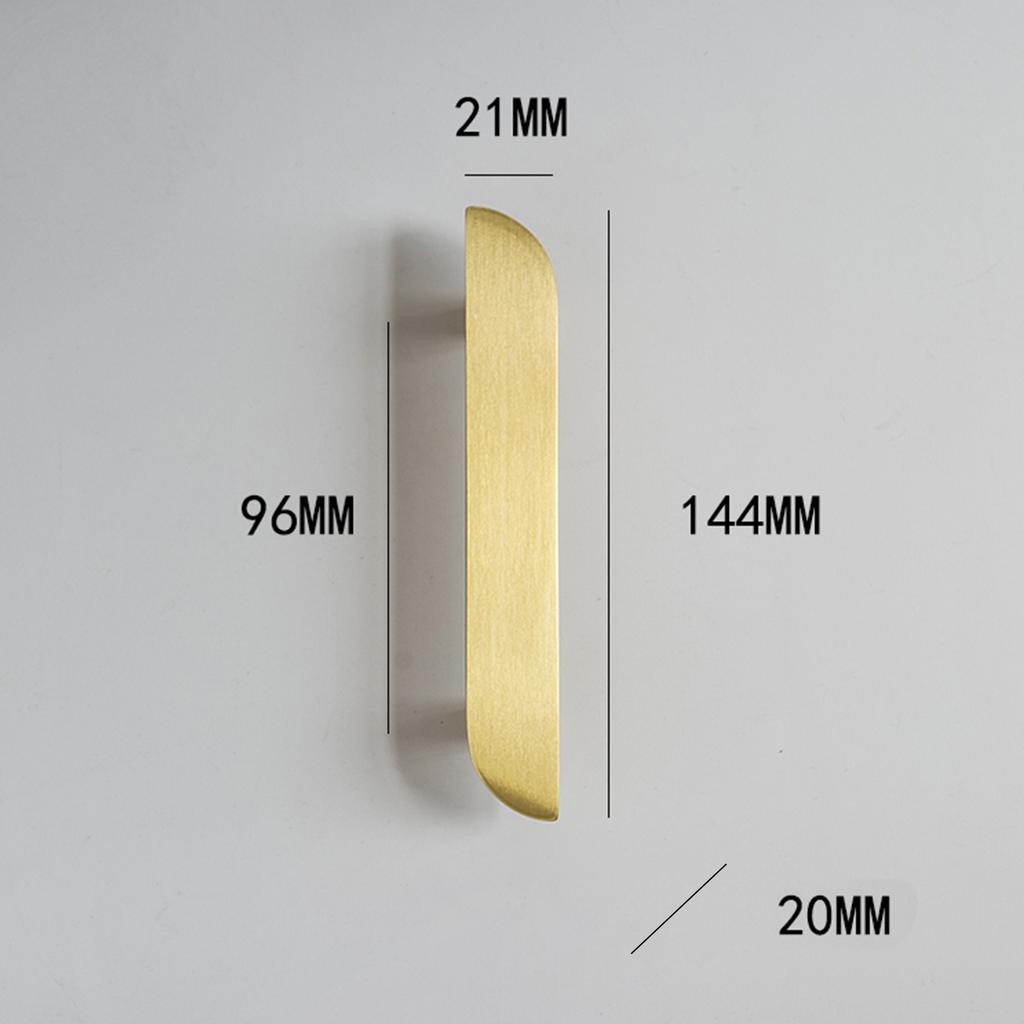 MFYS Creative Handles for Furniture Gold Light Luxury Wardrobe Pulls Simple Solid Brass Cabinet Handle Cupboard Door Knobs