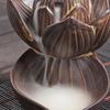1 Pcs New Lotus Backflow Incense High Mountain Flowing Water Creative Ornament Ceramic Home Retro Backflow Incense