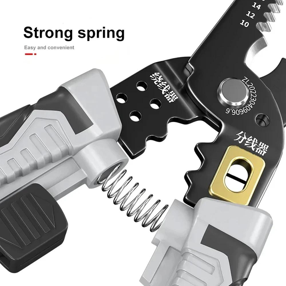 10 в 1 автоматический инструмент для зачистки проводов электрический инструмент для зачистки кабеля резак многофункциональный инструмент для зачистки и обжима клемм ручной инструмент