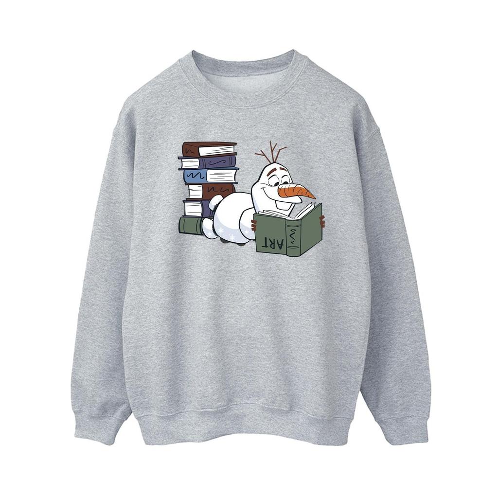 Frozen II Womens/Ladies Olaf Reading Sweatshirt