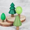 Украшение для торта «Лес» в паре с маленьким деревом, пластиковая кукла, украшение, 4 шт., универсальное украшение для торта «Лес» на день рождения