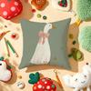 Cartoon Goose Floral Cushion Cover Soft Short Plush DoubleSided Printing Home Decor Machine Washable Pillow Case Gift