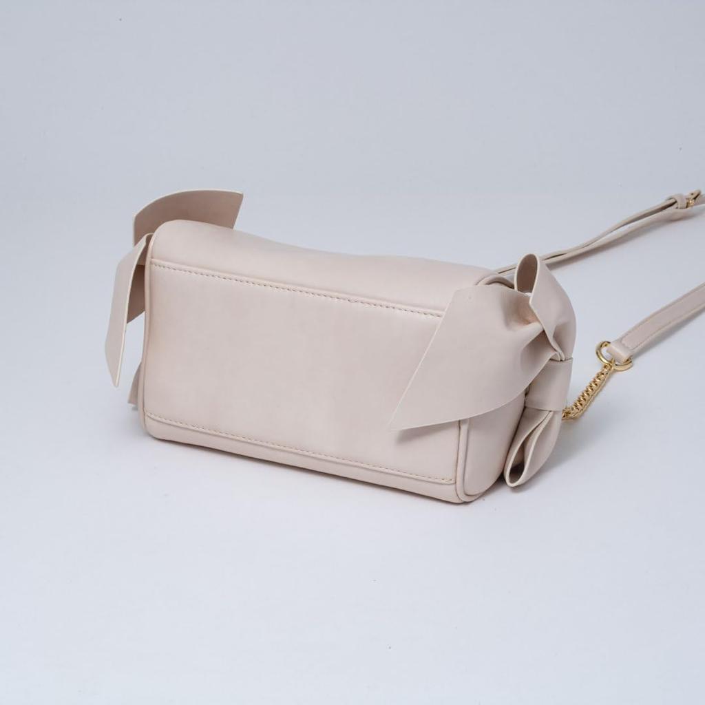 Jill Stuart Сумка через плечо Pecot с лентой, женственный и винтажный дизайн, ощущение, JSLH5ES1, слоновая кость, женская