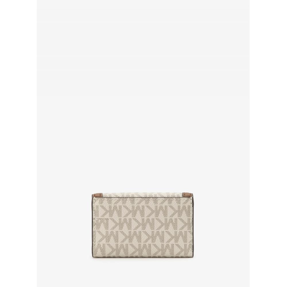 Michael Kors Чехол для ключей Jet Set Travel Small Mk Signature 35f3gtvp5b150 Vanilla