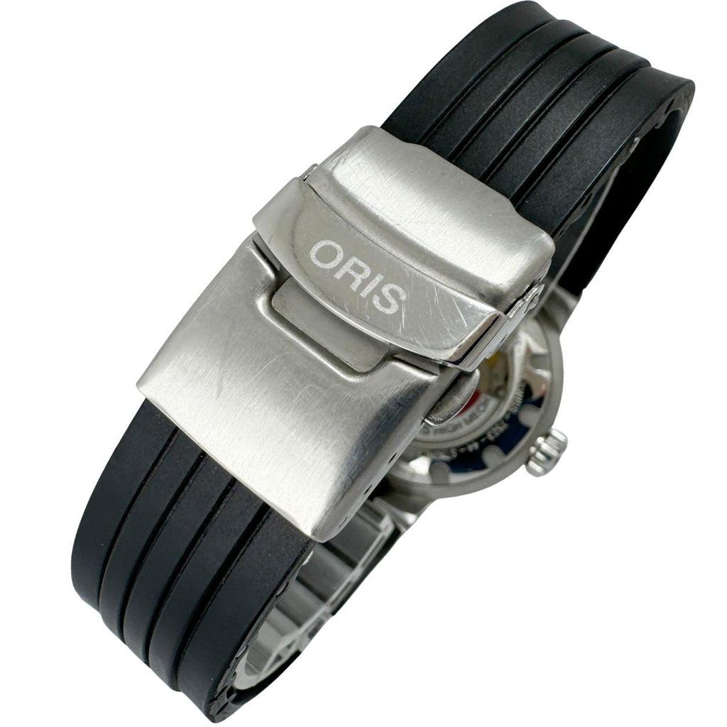 Б/у [ORIS TT1 Day Date] 7523-44 Б/у мужские часы с автоподзаводом черный циферблат A класс