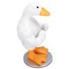 Funny Muscle Duck Statue Home Decor Cute Little Duck Garden Figurine for Entryway Table