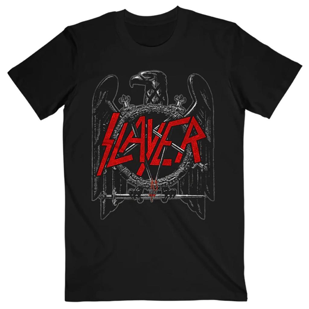 Men's Slayer Black Eagle T-shirt Small Black