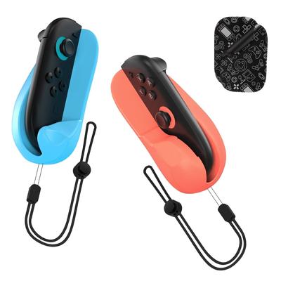 Набор из 2 накладок для мыши для Switch 2 Улучшенный эргономичный хват для Switch 2 Легкий захват мыши Края Синий и Красный Joy-Con 2, Управление, Аксессуары,