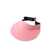 Foldable Seamless Visor Cap Sun Protection Summer Sun Hat Simple Women Sun Hat  Outdoor Sport Cap
