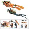 2x Miniature Diver Scuba Diving Decoration S