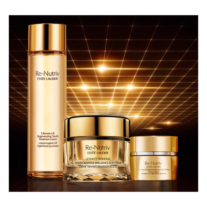 ESTEE LAUDER White Gold Luxury Hydrating Cream Skincare Sets Hydrating And Repairing 200ml+30ml+15ml Gentle