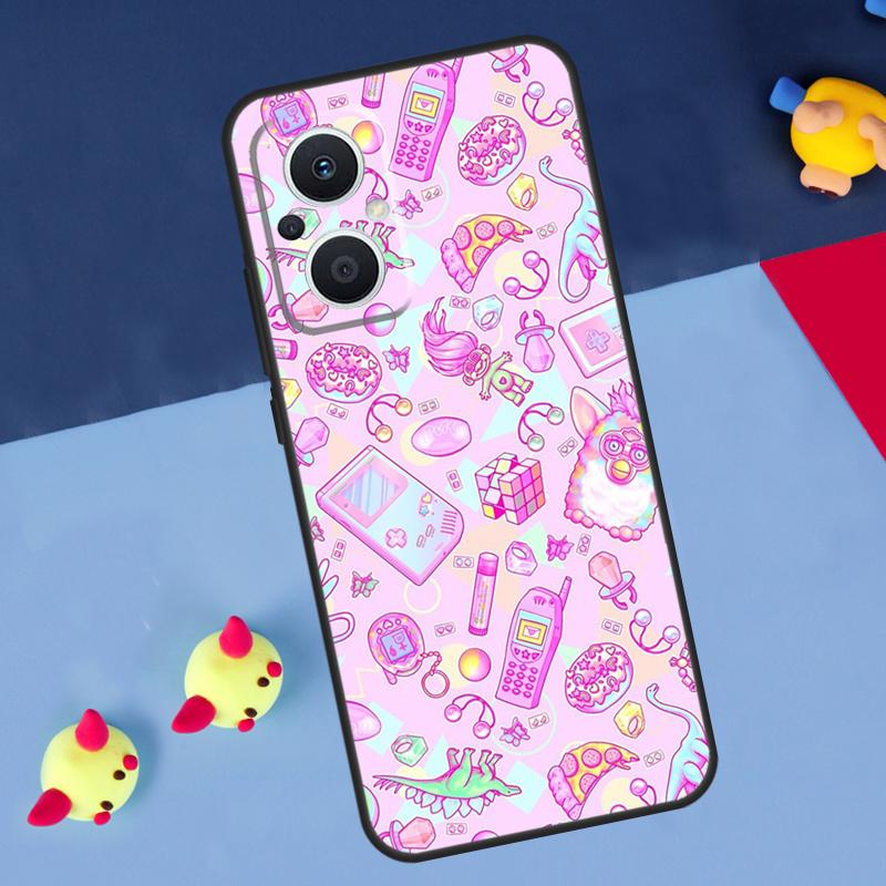 Game Over pastel Case For OPPO Reno 8 7 6 5 4 Lite 10 Pro 4Z 5Z 8T OPPO Find X5 X6 Pro X2 Neo X3 Lite Cover