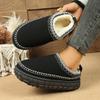 Fashion Plush Winter Shoes Ladies Home Elegant Casual Footwear Large Size Platform Fluffy Slippers Women/men House Flats Fashion Boots