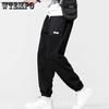 Повседневные брюки, мужские весенне-осенние трендовые зимние зимние брюки в Корейском стиле, утолщенные плюшевые спортивные брюки
