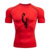 Men Compression Workout Sports T-Shirt, Breathable Slim Fit