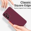 Чехол из жидкого силикона для Samsung Galaxy S22 S24 Ultra S23 S20 S21 FE S25 Edge A17 A52 A55 A53 A54 A56 5G S26 A37 A57 Мягкий чехол