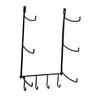 Wall Mount Yoga Mat Rack Foam Roller Towel Hanging Resistance Bands Holder