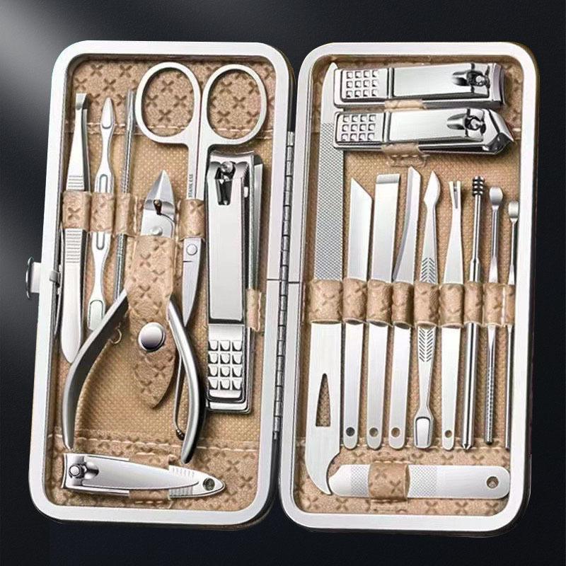 Набор кусачек для ногтей из нержавеющей стали для рук и ног — включает в себя средство для удаления омертвевшей кожи и плоскогубцы Hawkbill.