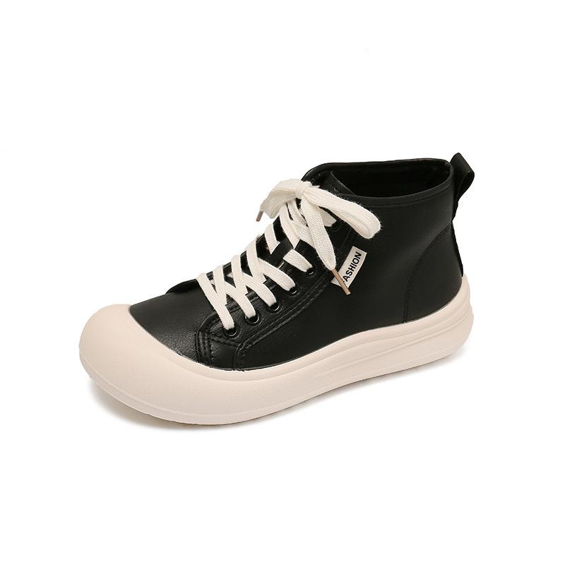 Манговая голова высокие белые кроссовки женские новые с круглым носком на шнуровке универсальные удобные и легкие повседневные спортивные туфли