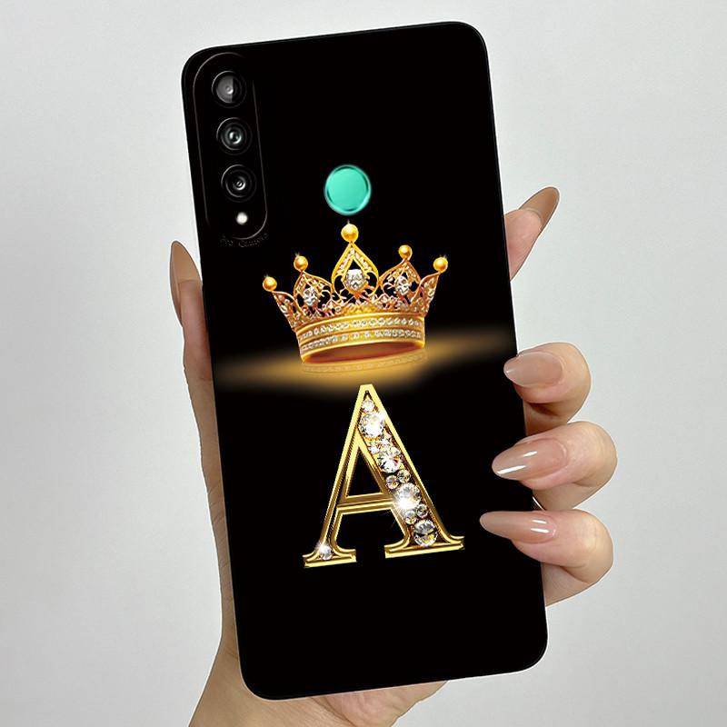 Для Huawei Y7p P40 Lite E ART-L28 ART-L29 Модный Чехол для Телефона с Инициалами для Пары Y7P 2020 Мягкий Силиконовый TPU Защитный Чехол
