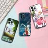 Аниме Анохана Силиконовый Чехол Для Телефона Для IPhone 17 16 15 14 13 12 11 X XS Plus Pro Max Ударопрочный Мягкий Чехол