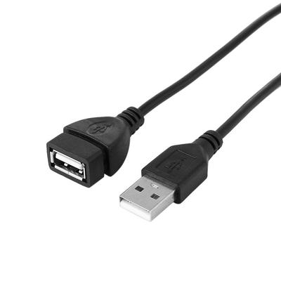 Черный USB 2.0 A Папа к A Мама Кабель-удлинитель для передачи данных и зарядки 0.6М 1М 1.5М 3М 5М