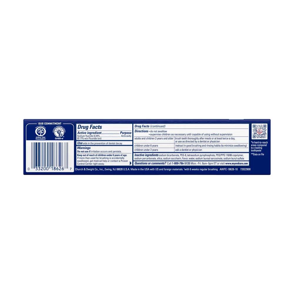 Мятная зубная паста Advance White Arm&Hammer 170 г