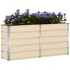 Ivory Plant Pot 160 x 40 x 75 cm Steel