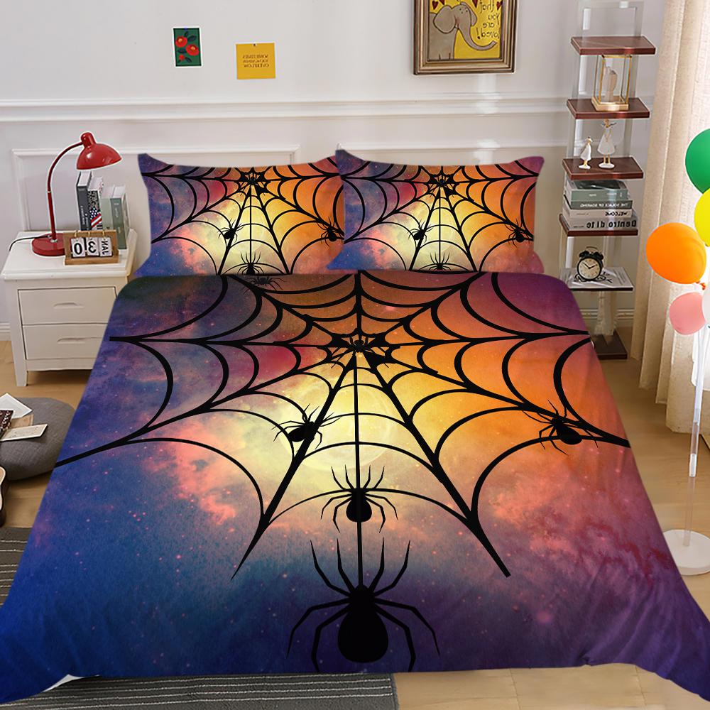 Halloween Home Bedding Down Duvet Cover Set Bedroom Duvet Cover Pillowcase Single/double Bed Full Size Home Decoration Bedding