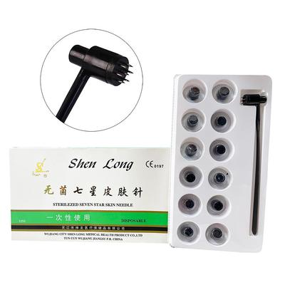 ShenLong Одноразовые стерильные иглы для акупунктуры дермы, 12 головок, пресс-иглы, стерильная дермальная игла для внутрикожной иглы, терапия, слива