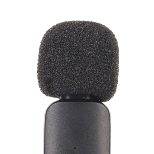 ASHATA 2.4G Wireless Lavalier Lapel Microphone, Rechargeable, Noise Reduction, Cordless Omnidirectional Condenser Recording Microphone with 3.5mm Inte