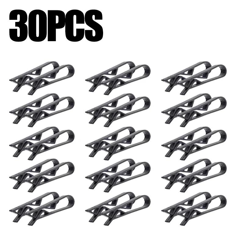 50/2 шт. мусорное ведро с фиксированным зажимом кухонные пакеты для закусок уплотнительный зажим мусорный мешок зажимы противоскользящий держатель бытовые инструменты для хранения