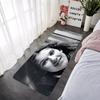 Коврик для двери Фланелевый коврик для пола Селин Дион Внутренний коврик для ног Молитвенный прикроватный коврик Кухня Коридор Впитывающий ковер Идеальное украшение для балкона