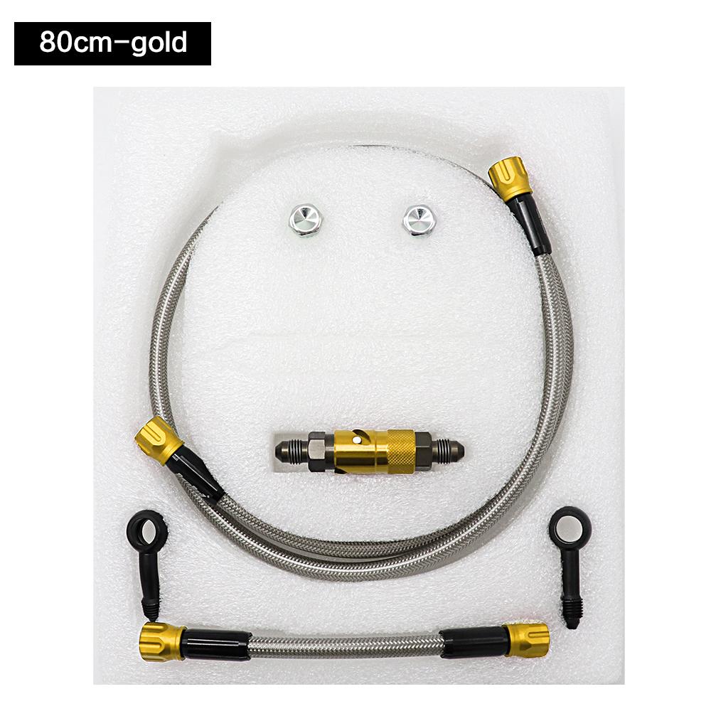 High Quality CVO Aerospace Aluminum Alloy 800cm to 1200cm Reinforced Hydraulic Motorcycle Brake Hose Braided Brake Tube