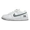 Supreme x Dunk Low SB Белые Металлик Серебристые Унисекс Кроссовки HQ8487-100