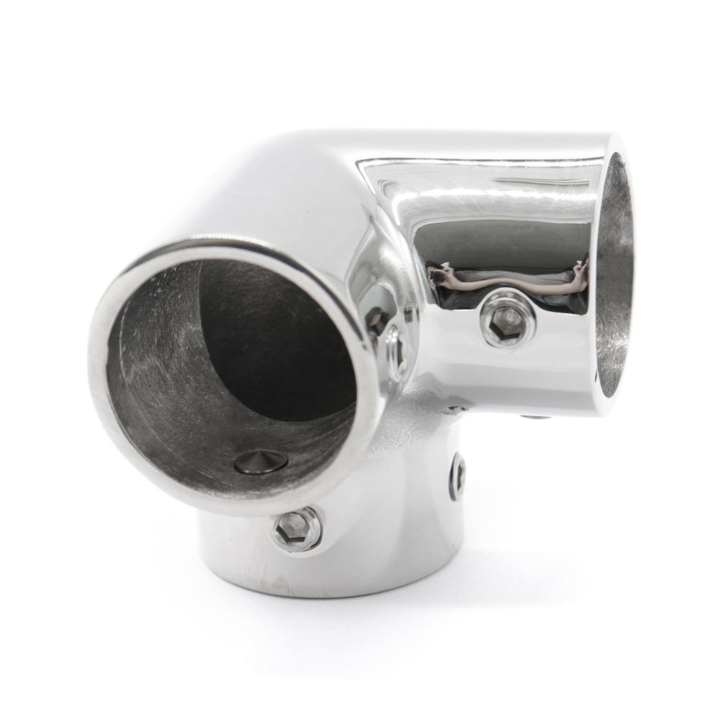 Фитинг для поручня лодки, 3-ходовой угловой уголок, фурнитура, 25 мм, детали для лодок, аксессуары, морская фурнитура