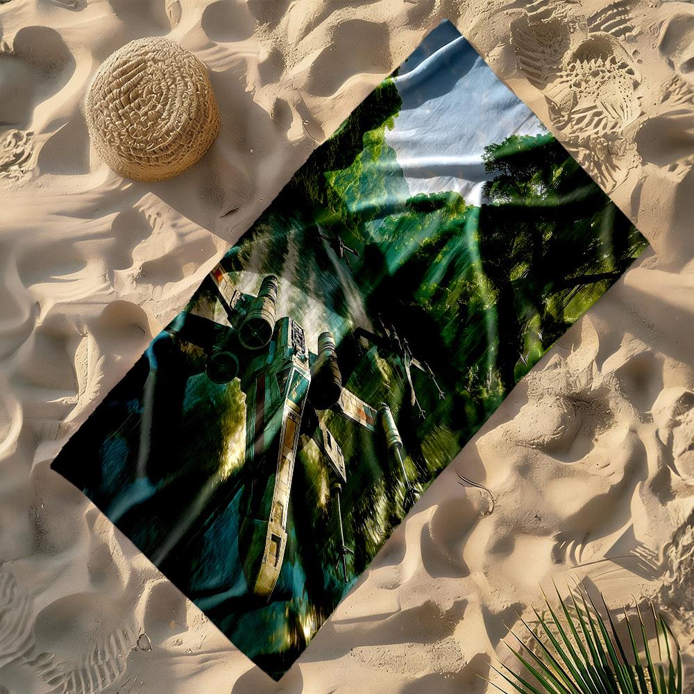 Star Wars Beach Towel Soft Durable Quick-Dry Comfortable Lightweight Perfect for Traveling Yoga Camping and Swimming