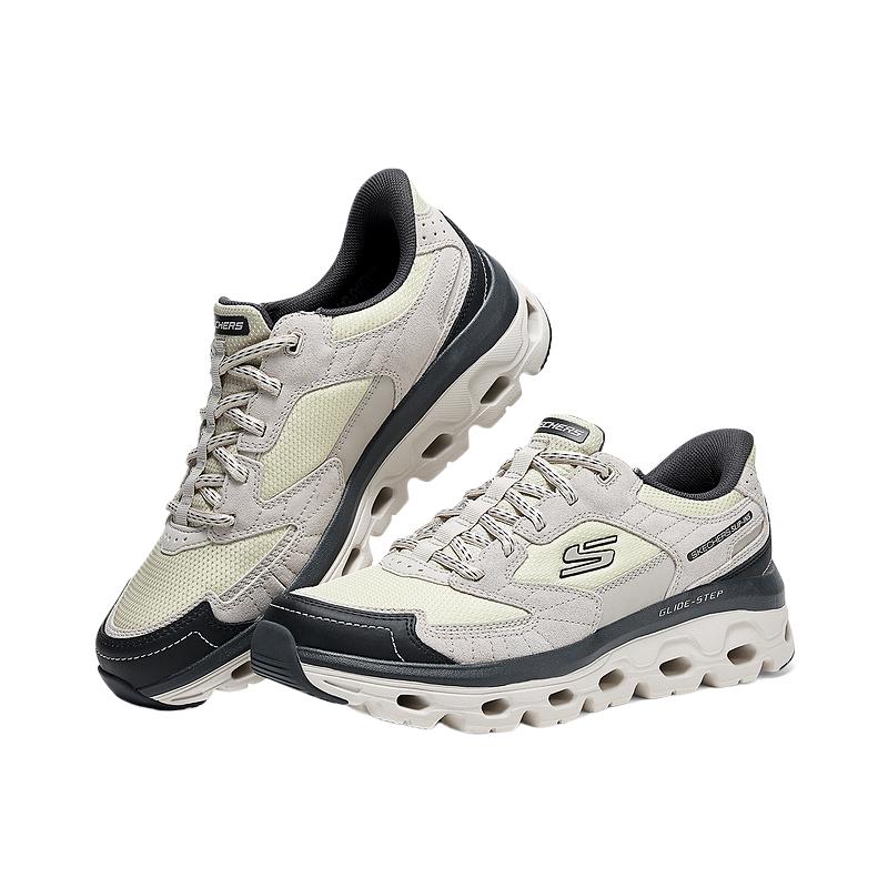 Skechers Уличные Удобные Модные Универсальные Прочные Низкие Уличные Функциональные Ботинки Мужская Обувь Цвет Небеленая Белая 237814-OFWT