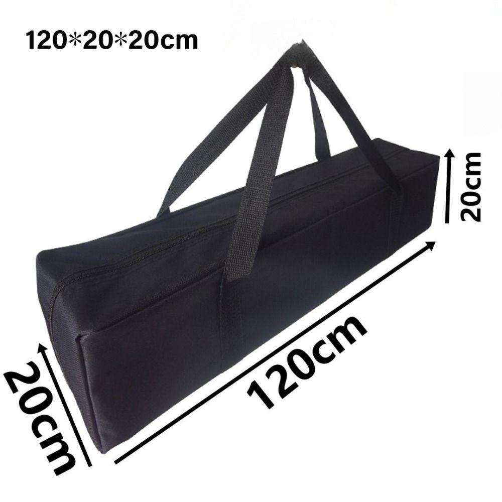 Black Storage Bag Large Travel Picnic Handbag High Quality Canvas Canopy Pole Bag  Outdoor Supplies