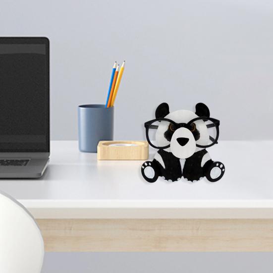 Деревянный держатель для очков в форме тигра, кролика, пингвина, быка, органайзер для очков, подставка для очков, домашний декор