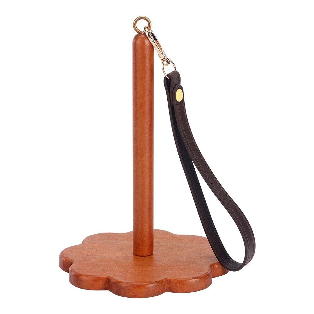 Портативная вращающаяся подставка для запястья, катушка для ниток, моталка для шерстяных клубков, вязание крючком